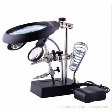 MG16129-C 10x Zoom Magnifying Glass For Fix Phone Motherboard